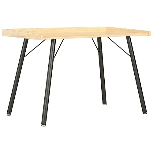 Woonisher Schreibtisch Eiche 90×50×79 cm Schreibtisch mit stauraum Regal sekretär von Woonisher