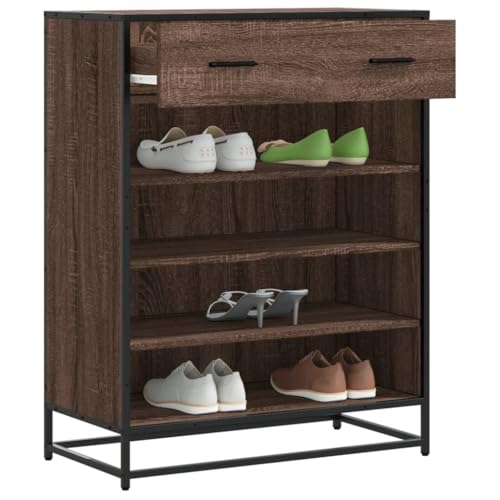 Woonisher Schuhschrank Eichen-Optik 75x38x97,5 cm Holzwerkstoff Metall schuhregal platzsparend Woonisher Schuhschrank Eichen-Optik 75x38x97,5 cm Holzwerkstoff Metall schuhregal platzsparend von Woonisher