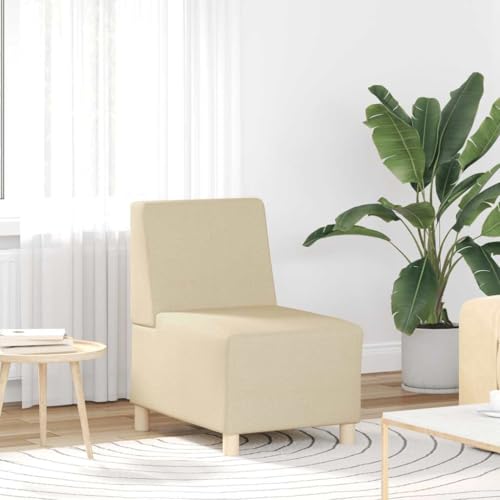 Woonisher Sessel Creme 55 cm Stoff von Woonisher