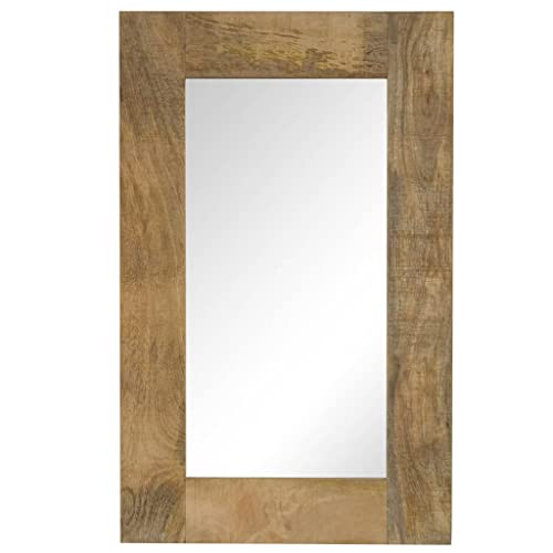 Woonisher Spiegel Mangoholz Massiv 50 x 80 cm Einfache Möbel, Haus, Garten Woonisher Spiegel Mangoholz Massiv 50 x 80 cm Einfache Möbel, Haus, Garten von Woonisher