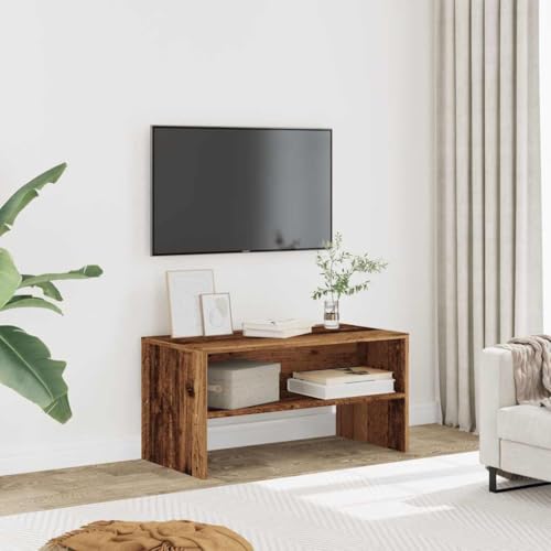 Woonisher TV-Schrank Altholz-Optik 80x40x40 cm Holzwerkstoff tv Schrank Sideboard fernsehschrank von Woonisher