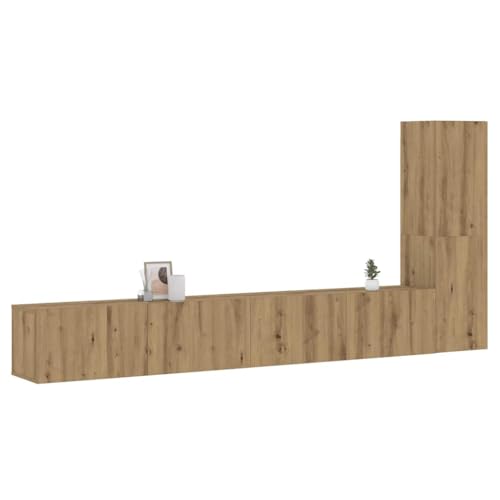 Woonisher TV-Wandschränke 3 STK. Artisan-Eiche Holzwerkstoff tv Schrank Sideboard fernsehschrank Woonisher TV-Wandschränke 3 STK. Artisan-Eiche Holzwerkstoff tv Schrank Sideboard fernsehschrank von Woonisher