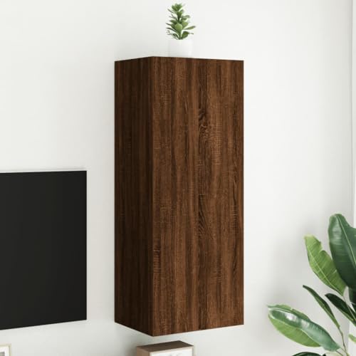 Woonisher TV-Wandschrank Braun Eiche-Optik 40,5x30x102 cm Holzwerkstoff tv Schrank Sideboard fernsehschrank Woonisher TV-Wandschrank Braun Eiche-Optik 40,5x30x102 cm Holzwerkstoff tv Schrank Sideboard fernsehschrank von Woonisher