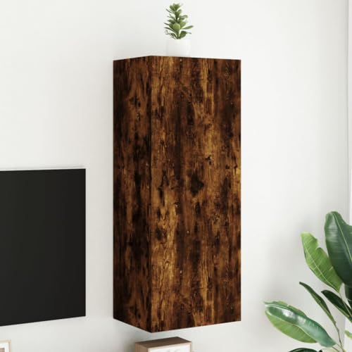 Woonisher TV-Wandschrank Räuchereiche 40,5x30x102 cm Holzwerkstoff tv Schrank Sideboard fernsehschrank Woonisher TV-Wandschrank Räuchereiche 40,5x30x102 cm Holzwerkstoff tv Schrank Sideboard fernsehschrank von Woonisher