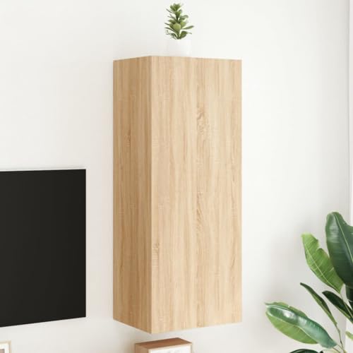 Woonisher TV-Wandschrank Sonoma-Eiche 40,5x30x102 cm Holzwerkstoff tv Schrank Sideboard fernsehschrank Woonisher TV-Wandschrank Sonoma-Eiche 40,5x30x102 cm Holzwerkstoff tv Schrank Sideboard fernsehschrank von Woonisher