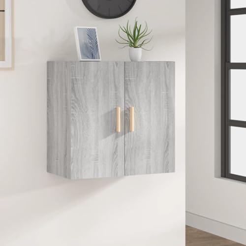 Woonisher Wandschrank Grau Sonoma 60x30x60 cm Holzwerkstoff kommoden & sideboards allzweckschrank Woonisher Wandschrank Grau Sonoma 60x30x60 cm Holzwerkstoff kommoden & sideboards allzweckschrank von Woonisher