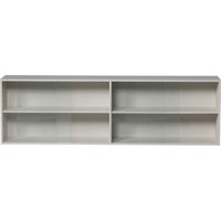 WOOOD Aufsatzschrank "Klink" mit durchsichtigen Schiebetüren, H 60 cm x B 200 cm von Woood