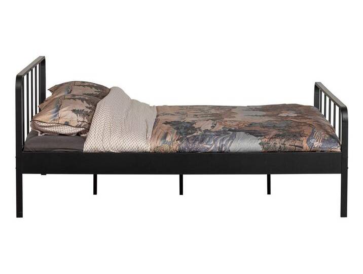 WOOOD Bettgestell Bettgestell Mees aus Metall Schwarz, 160x200 cm, schwarz, 160x200 cm WOOOD Bettgestell Bettgestell Mees aus Metall Schwarz, 160x200 cm, schwarz, 160x200 cm von Woood