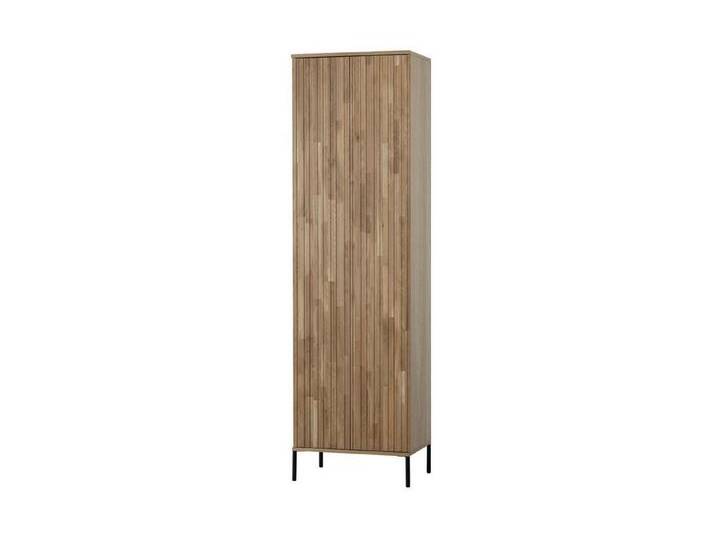 WOOOD Buffet Gravure aus Eichenholz, beige, Eichenholz (FSC-zertifiziert), Metall, Natur von Woood