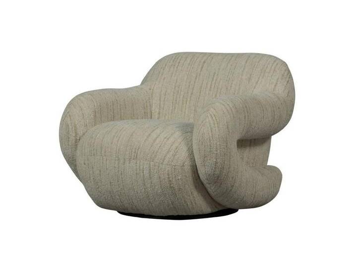 WOOOD Drehsessel Folke aus Melange-Stoff, Natur, Der Sessel ist drehbar, rosa, Natur, Altrosa WOOOD Drehsessel Folke aus Melange-Stoff, Natur, Der Sessel ist drehbar, rosa, Natur, Altrosa von Woood