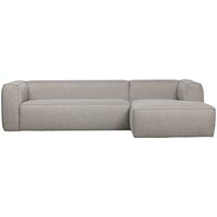 WOOOD Ecksofa "Bean Rechts Incl. Kissens Light Grey" von Woood