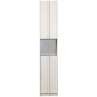 WOOOD Hochschrank "Basu Smalle", H. 210 cm x B. 40 cm x T. 42 cm von Woood