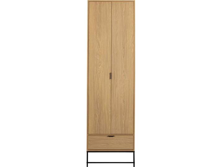 WOOOD Kleiderschrank, braun, Holz teilmassiv, Eiche, Eiche WOOOD Kleiderschrank, braun, Holz teilmassiv, Eiche, Eiche von Woood