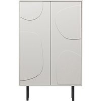 WOOOD Stauraumschrank "Cadiz" mit drei Böden, H 135 cm x B 85 cm WOOOD Stauraumschrank "Cadiz" mit drei Böden, H 135 cm x B 85 cm von Woood