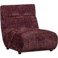 WOOOD Sessel "Observe", frei im Raum stellbar, grob gewebter Chenille-Stoff, H 82 cm x B 75 cm von Woood