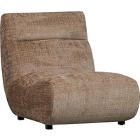 WOOOD Sessel "Observe" frei im Raum stellbar, grob gewebter Chenille-Stoff, H 82 cm x B 75 cm von Woood