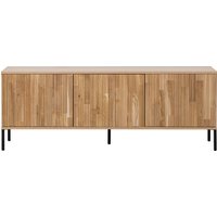 WOOOD Sideboard "New Gravure, TV-Kommode, Breite 100 cm oder 150 cm" Kommode Höhe 56 cm, mit grafischen Relieftüren, viel Stauraum von Woood