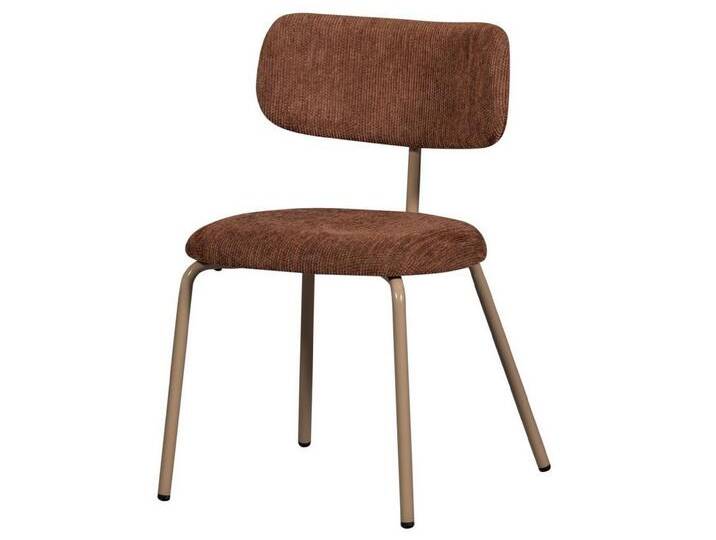 WOOOD Stuhl Travis aus Webstoff, Braun, braun, Braun, Braun von Woood