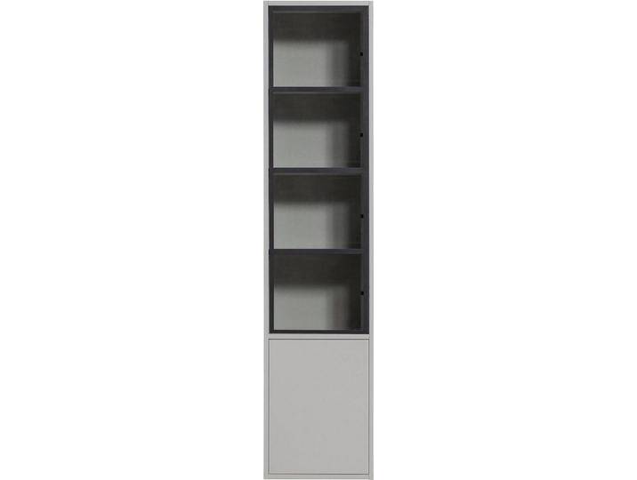 WOOOD Vitrine Basic mit zwei Türen, H 230 cm x B 52,5 cm, weiß von Woood