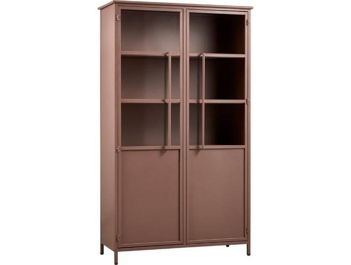 WOOOD Vitrine Exhibit mit Glastüren und viel Stauraum, H 170 cm x B 99 cm, braun, Braun WOOOD Vitrine Exhibit mit Glastüren und viel Stauraum, H 170 cm x B 99 cm, braun, Braun von Woood
