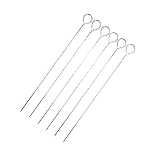 Wooow Grillspieß-Set aus Metall, 6 Stück, 30 cm (36 Stück) von Wooow