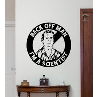 Ghostbusters Wandtattoal Vinyl Sticker Back Off Man I'm A Scientist Sign Wanddekoration Poster Kinderzimmer Wandkunst Kinder Geschenk Print 1463 von WoopyDecalShop