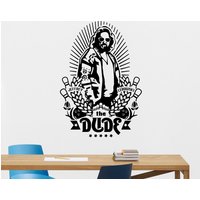 Große Lebowski Wandtattoos Vinyl Aufkleber The Dude Sign Bowling Wanddekoration Kino Poster Home Theater Wandkunst Hollywood Geschenke 1470 von WoopyDecalShop