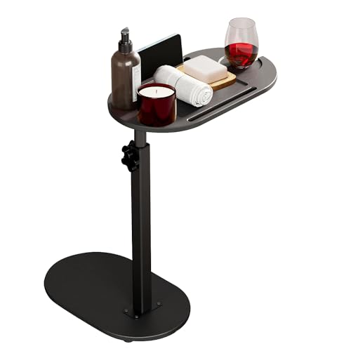 Wooruy Beistelltisch aus Bambus, Höhenverstellbarer Nachttisch, Kleiner Sofatisch für Wohnzimmer, Schlafzimmer, Büro, Multifunktionale Ablagefläche, 40~82 * 43 * 22cm, Wooruy Beistelltisch aus Bambus, Höhenverstellbarer Nachttisch, Kleiner Sofatisch für Wohnzimmer, Schlafzimmer, Büro, Multifunktionale Ablagefläche, 40~82 * 43 * 22cm, von Wooruy