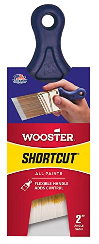 Wooster Brush Brush-Q3211-2in Wooster Brush-Q3211-5,1 cm Q3211-2 Kurzschnitt-Winkel-Pinsel, 5,1 cm, Weiß, Pack of 1 von Wooster Brush