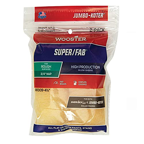 Wooster Pinsel RR312–4-1/2 jumbo-koter Polar Bear Roller, 2er Pack, 4–1/2, RR309-4 1/2 Wooster Pinsel RR312–4-1/2 jumbo-koter Polar Bear Roller, 2er Pack, 4–1/2, RR309-4 1/2 von Wooster Brush