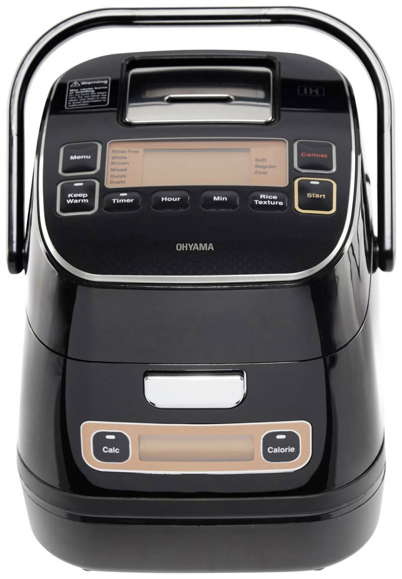 Woozoo By Ohyama 2in1 Multikocher Tragbar Reiskochfunktion Kochfunktion Schwarz  B-Ware von Woozoo