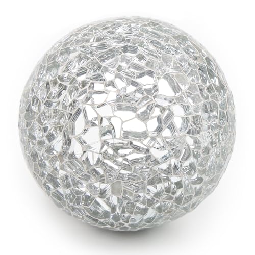 Woration Dekorativ Kugel Satz 6,5cm Mosaik Silber Dekoration für Schalen, Vasen, Tische, Hochzeit, Party Woration Dekorativ Kugel Satz 6,5cm Mosaik Silber Dekoration für Schalen, Vasen, Tische, Hochzeit, Party von Woration