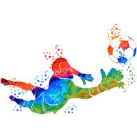 Aquarell Lebendige Fußball-Wand-Kunst Für Männer - Geschenk Ihn Sport-Poster Workout Fußball Zimmer Dekor Abstrakte Jungen Schlafzimmer Aquarell Lebendige Fußball-Wand-Kunst Für Männer - Geschenk Ihn Sport-Poster Workout Fußball Zimmer Dekor Abstrakte Jungen Schlafzimmer von WordArtPortrait