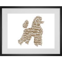Personalisiertes Hundewort-Kunst-Pudel-Design - Jede Hunderasse Kann Hergestellt Werden von WordArtbyWW