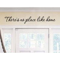 Es Gibt Keinen Platz Wie Zuhause Vinyl Wand Zitieren Abziehbild Perfekt Für Den Eingangsbereich Ihres Hauses von WordFactoryDesign