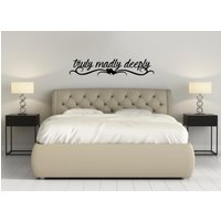 Zitieren Sie Wirklich Madly Deeply Vinyl Aufkleber Wanddekoration von WordFactoryDesign