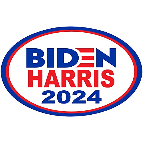 Joe Biden Harris Auto Magnet Präsident 2024 Magnetische Stoßstange Aufkleber 14 cm x 8,9 cm von Work House Signs