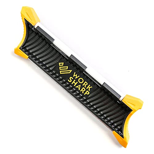 WORK SHARP™® Guided Field Sharpener - Outdoor Messer-Schärfer für unterwegs - Diamant Taschen-Schleifer mit Winkel-Führung 20° - Hochwertiger Schärfer von Work Sharp