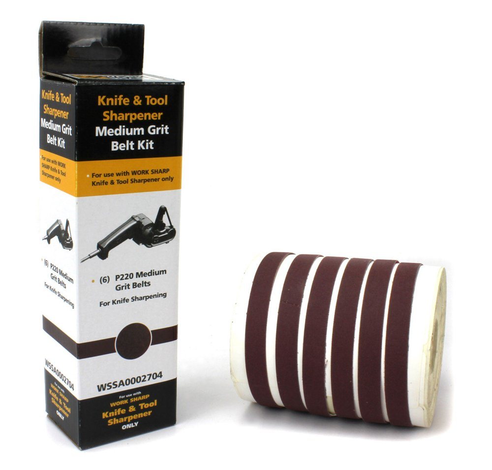 Work Sharp Messerschärfer, Work Sharp WSKTS Belt Kit 220 für Knife & Tool Sharpener MK II Work Sharp Messerschärfer, Work Sharp WSKTS Belt Kit 220 für Knife & Tool Sharpener MK II von Work Sharp