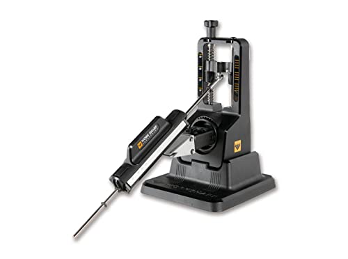 Work Sharp Schärfgerät Precision Adjust Knife Sharpener - manueller Messerschärfer mit einstellbarem Winkel - stabile und standfeste Grundlage für das Schleifen auf dem Tisch von Pixxass