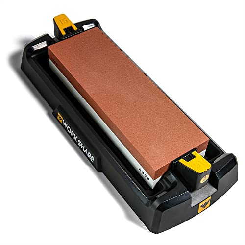 Work Sharp Schleifstein Messerschärfer, WSBCHWHT, 7.1" x 2.3" x 1.1", Schwarz von Work Sharp