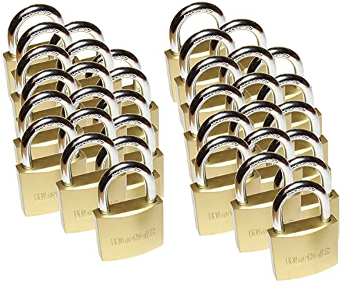 Work-it-Set mit 36 soliden Vorhängeschlössern, 38 mm, mit 216 Schlüsseln, gleichzeitig verriegelbar Work-it-Set mit 36 soliden Vorhängeschlössern, 38 mm, mit 216 Schlüsseln, gleichzeitig verriegelbar von Work-it