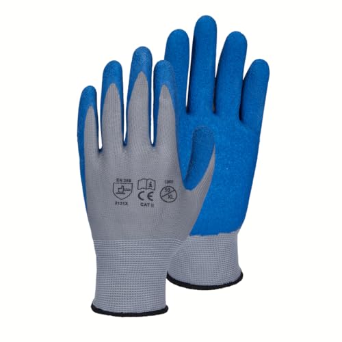WORKPOWER Arbeitshandschuh NOX 6er Pack Größe 45 EU Blau (blau) von WORKPOWER
