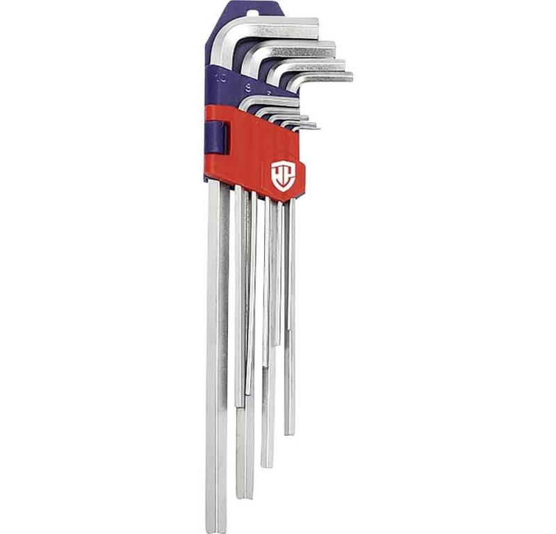 WorkPro Bit-Schraubendreher Stiftschlüsselsatz lang 9tlg von WorkPro