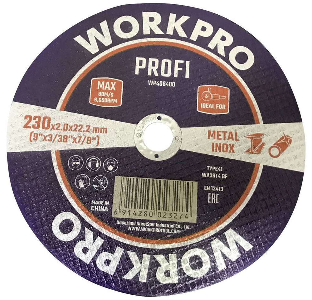 WorkPro Trennscheibe WP406400 WorkPro Trennscheibe WP406400 von WorkPro