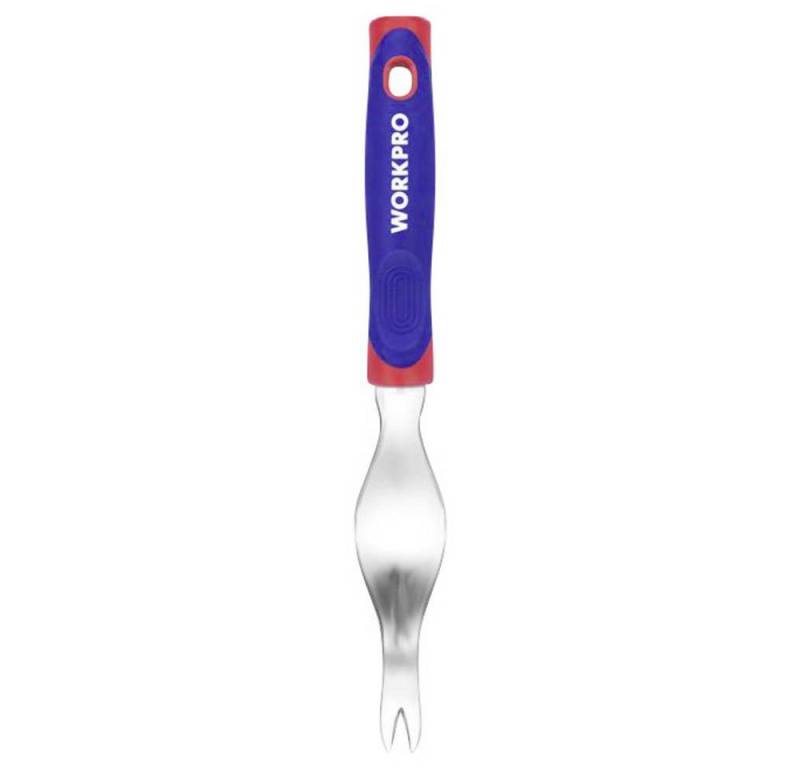 WorkPro Unkrauthacke Unkrautstecher aus Aluminium, mit Rasenkamm von WorkPro