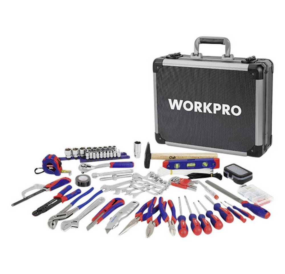 WorkPro Werkzeugset WP209100, im Koffer von WorkPro
