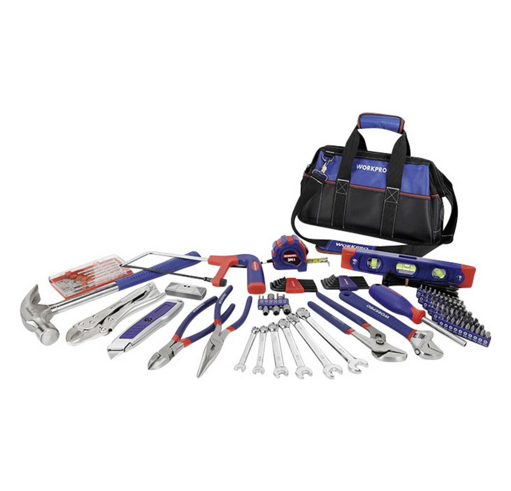 WorkPro Werkzeugset WorkPro WP209010 Werkzeugset Heimwerker, Universal in Tasche 156teili WorkPro Werkzeugset WorkPro WP209010 Werkzeugset Heimwerker, Universal in Tasche 156teili von WorkPro