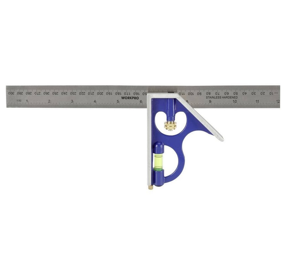 WorkPro Winkelmesser Aluminium-Kombinationswinkel 300 mm WorkPro Winkelmesser Aluminium-Kombinationswinkel 300 mm von WorkPro