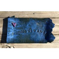 Pennsylvania Steinzeug Geformte Platte von WorkbyAahlee
